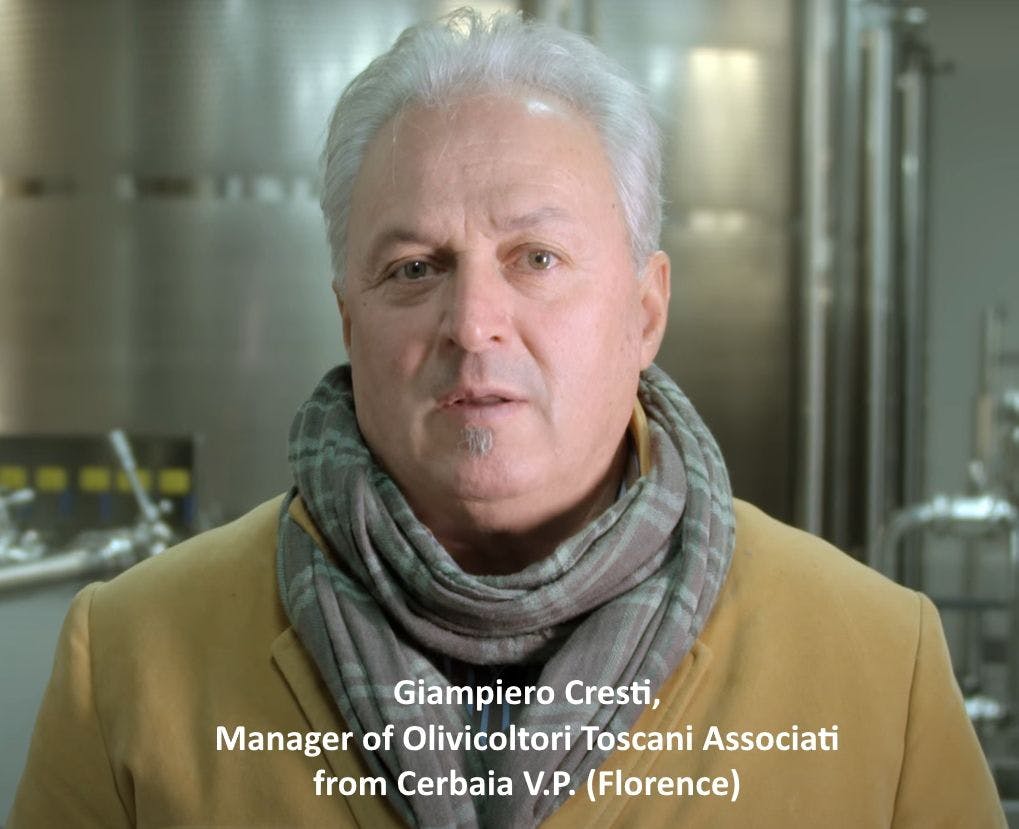 Giampiero Cresti, Manager of Olivicoltori Toscani Associati from Cerbaia V.P. (Florence)